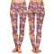 Birds & Hearts Ladies Leggings - Front and Back