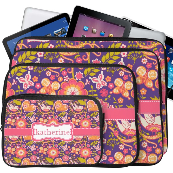 Birds & Hearts Laptop Case Sizes