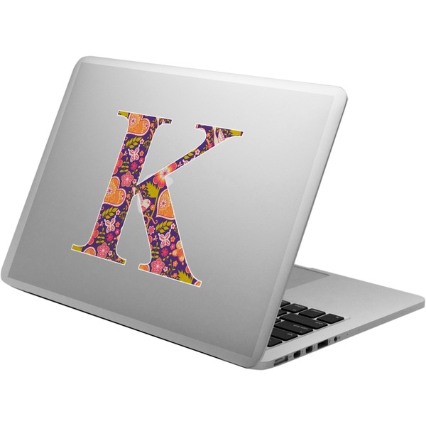 Custom Birds & Hearts Laptop Decal (Personalized)