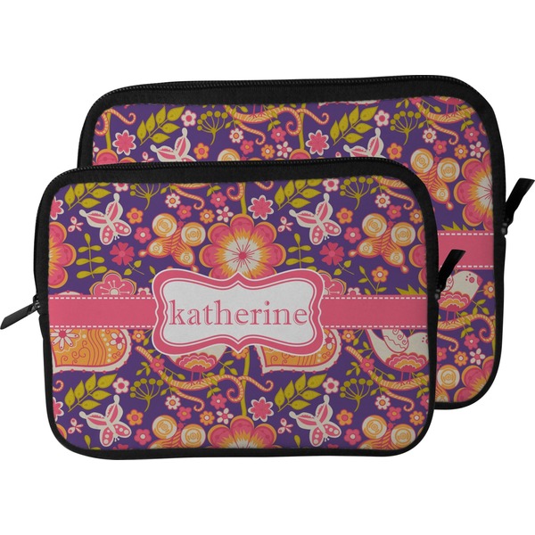 Birds & Hearts Laptop Sleeve (Size Comparison)