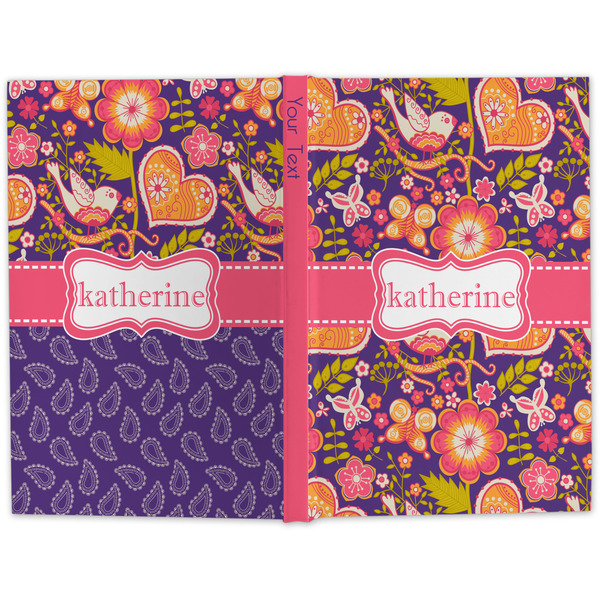 Birds & Hearts Large Hard Cover Journal - Apvl