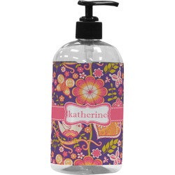 Birds & Hearts Plastic Soap / Lotion Dispenser (Personalized)