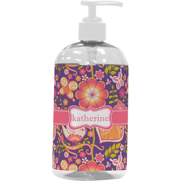 Birds & Hearts Large Liquid Dispenser (16 oz) - White