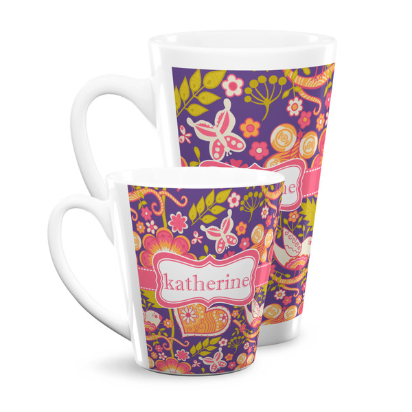 Birds & Hearts Latte Mugs Main