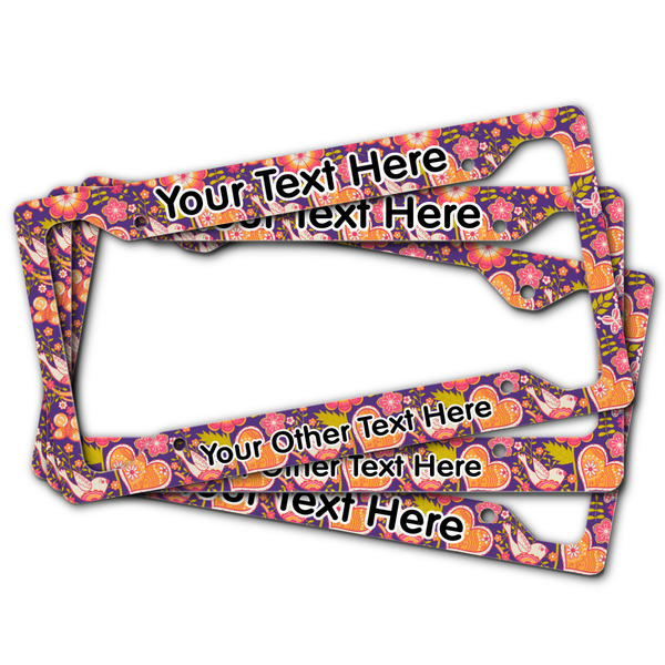 Birds & Hearts License Plate Frames - (PARENT MAIN)