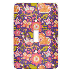 Birds & Hearts Light Switch Cover (Personalized)