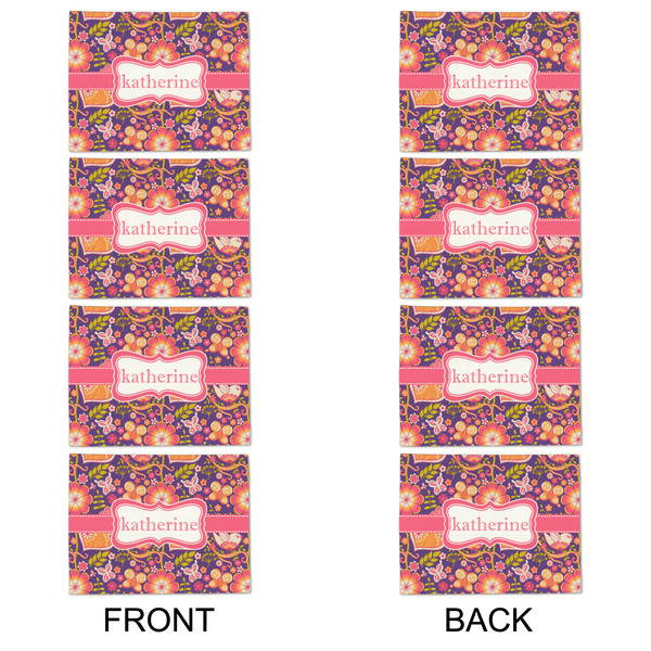 Birds & Hearts Linen Placemat - APPROVAL Set of 4 (double sided)