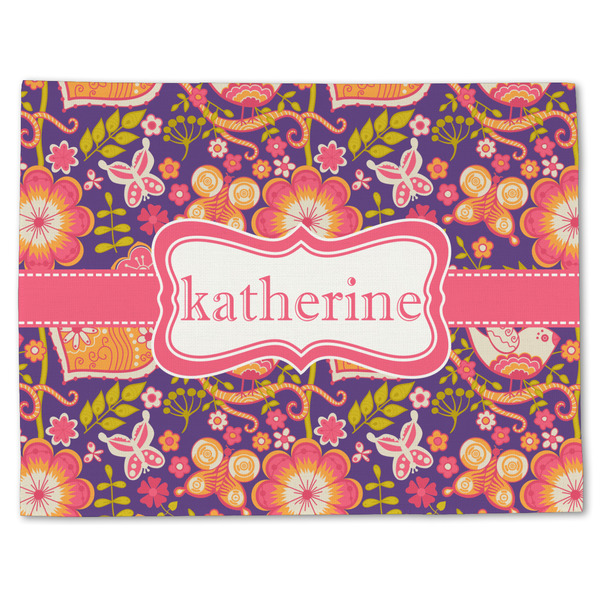 Birds & Hearts Linen Placemat - Front