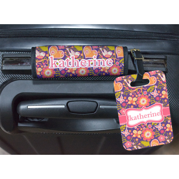 Birds & Hearts Luggage Wrap & Tag