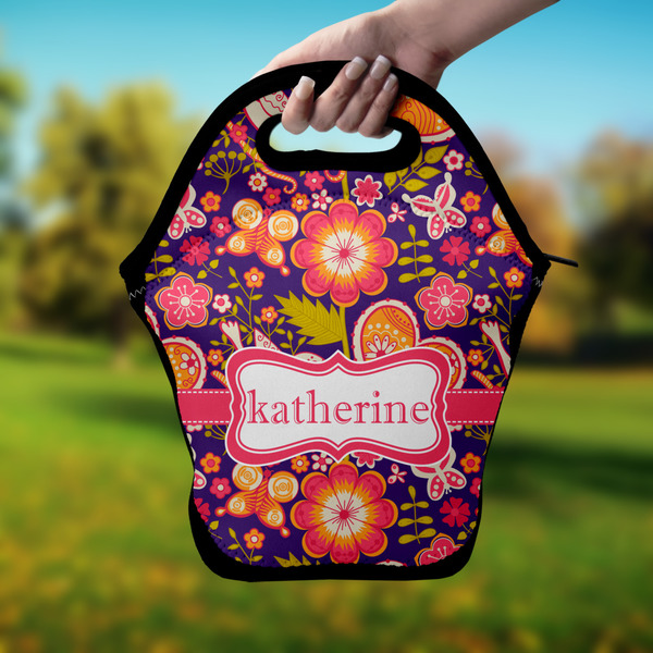 Birds & Hearts Lunch Bag - Hand