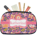 Birds & Hearts Makeup / Cosmetic Bag - Medium (Personalized)