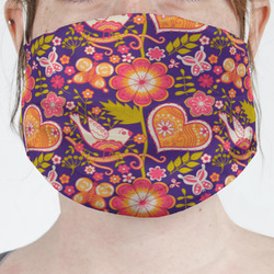 Birds & Hearts Face Mask Cover (Personalized)