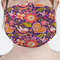 Birds & Hearts Mask - Pleated (new) Front View on Girl