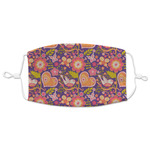 Birds & Hearts Adult Cloth Face Mask - XLarge