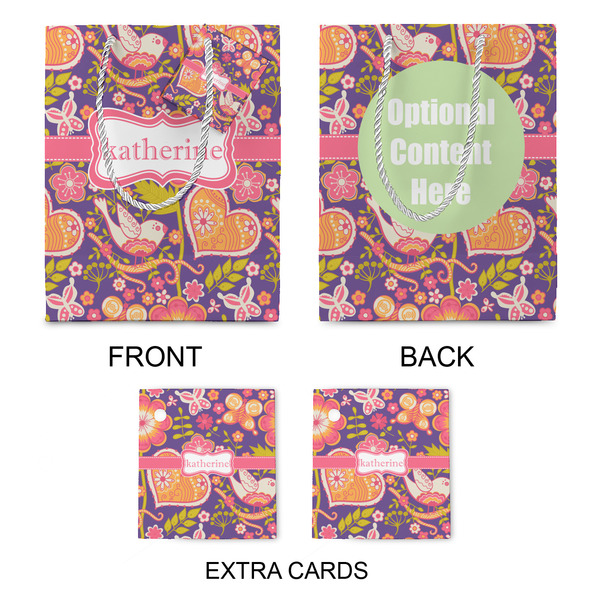 Birds & Hearts Medium Gift Bag - Approval