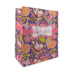 Birds & Hearts Medium Gift Bag (Personalized)