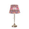 Birds & Hearts Poly Film Empire Lampshade - On Stand