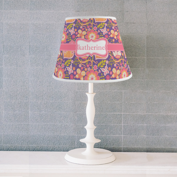 Birds & Hearts Poly Film Empire Lampshade - Lifestyle