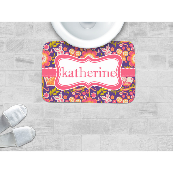 Birds & Hearts Memory Foam Bath Mat - LIFESTYLE