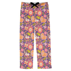 Birds & Hearts Mens Pajama Pants - S