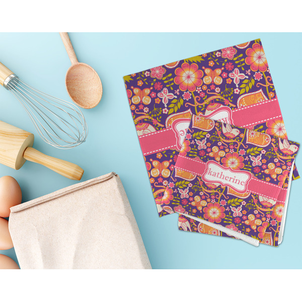 Birds & Hearts Microfiber Dish Rag - LIFESTYLE