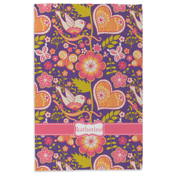 Birds & Hearts Microfiber Dish Towel - APPROVAL