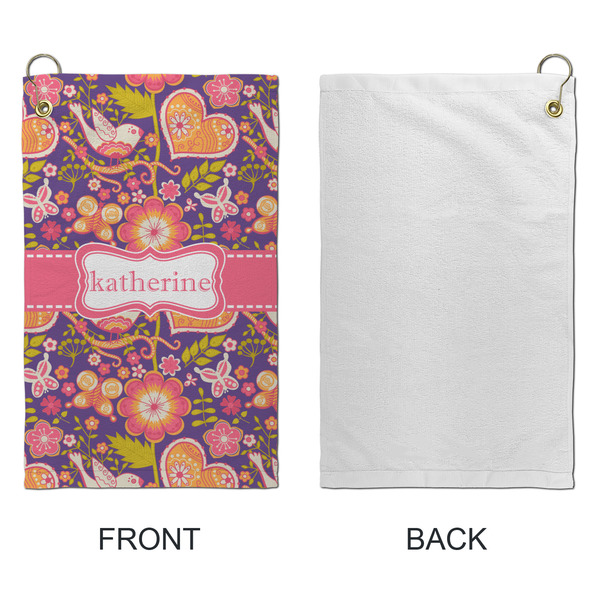 Birds & Hearts Microfiber Golf Towels - Small - APPROVAL