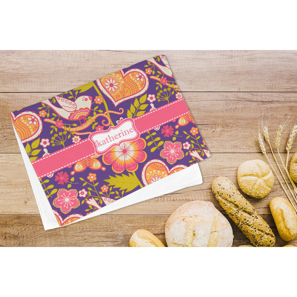 Birds & Hearts Microfiber Kitchen Towel - LIFESTYLE