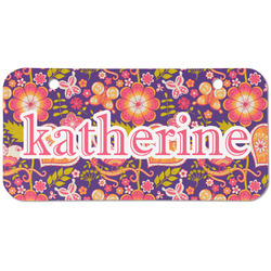 Birds & Hearts Mini/Bicycle License Plate (2 Holes) (Personalized)