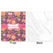 Birds & Hearts Minky Blanket - 50"x60" - Single Sided - Front & Back
