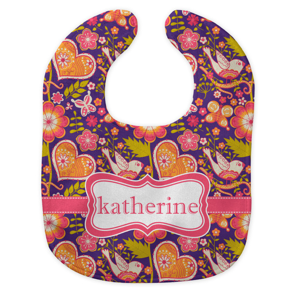 Birds & Hearts New Bib Flat Approval