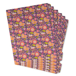Birds & Hearts Binder Tab Divider - Set of 6 (Personalized)