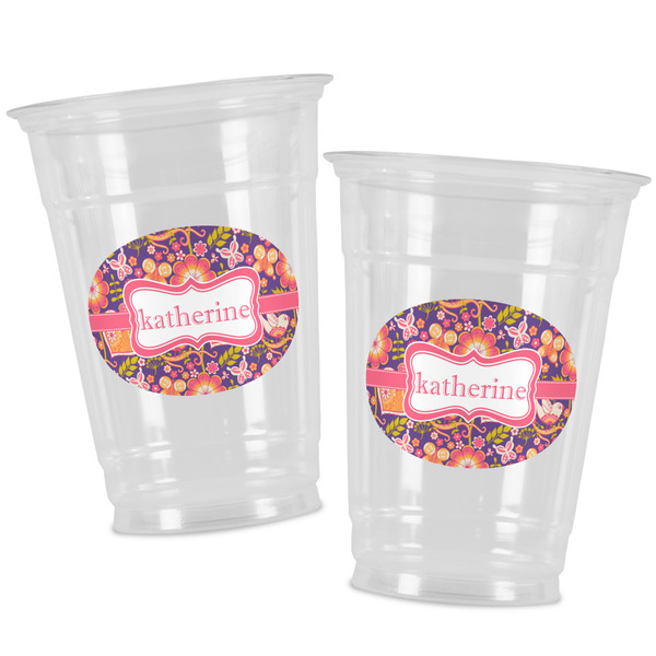 Birds & Hearts Party Cups - 16oz - Alt View