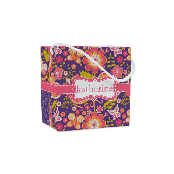 Custom Birds & Hearts Party Favor Gift Bags (Personalized)