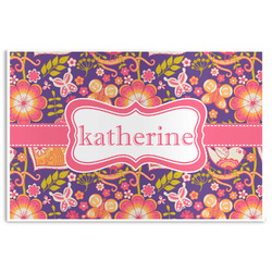 Birds & Hearts Disposable Paper Placemats (Personalized)