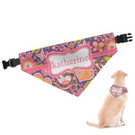 Birds & Hearts Dog Bandana - Large (Personalized)