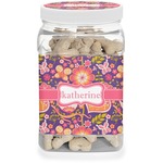 Birds & Hearts Dog Treat Jar (Personalized)