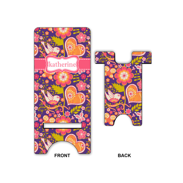Birds & Hearts Phone Stand - Front & Back