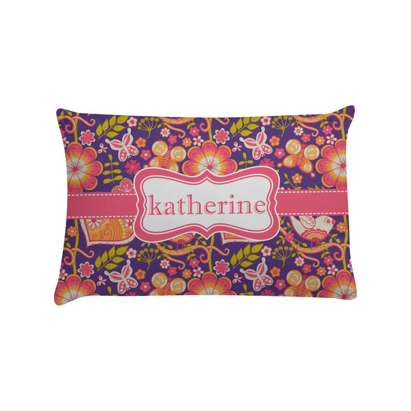 Custom Birds & Hearts Pillow Case - Standard (Personalized)