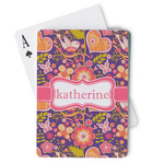 Birds & Hearts Playing Cards (Personalized)