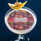 Birds & Hearts Printed Drink Topper - Large - In Context