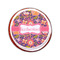 Birds & Hearts Printed Icing Circle - Small - On Cookie