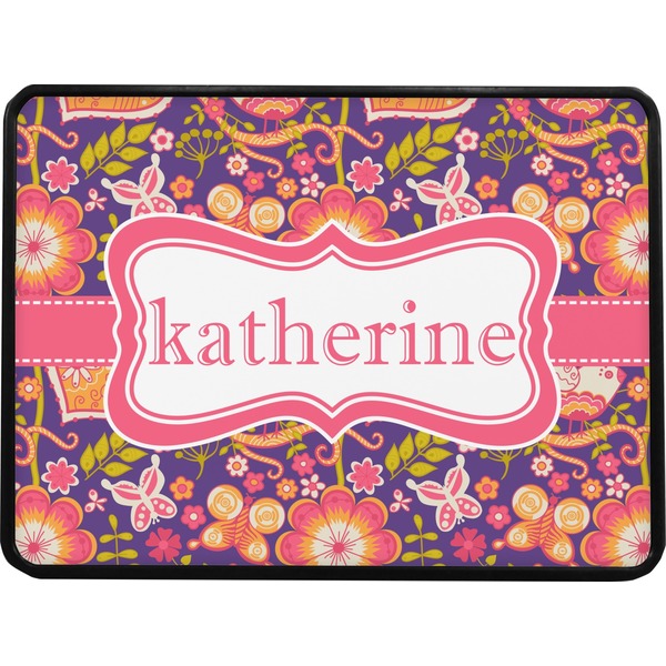 Birds & Hearts Rectangular Trailer Hitch Cover (Personalized)