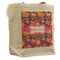 Birds & Hearts Reusable Cotton Grocery Bag - Front View