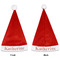 Birds & Hearts Santa Hats - Front and Back (Double Sided Print) APPROVAL