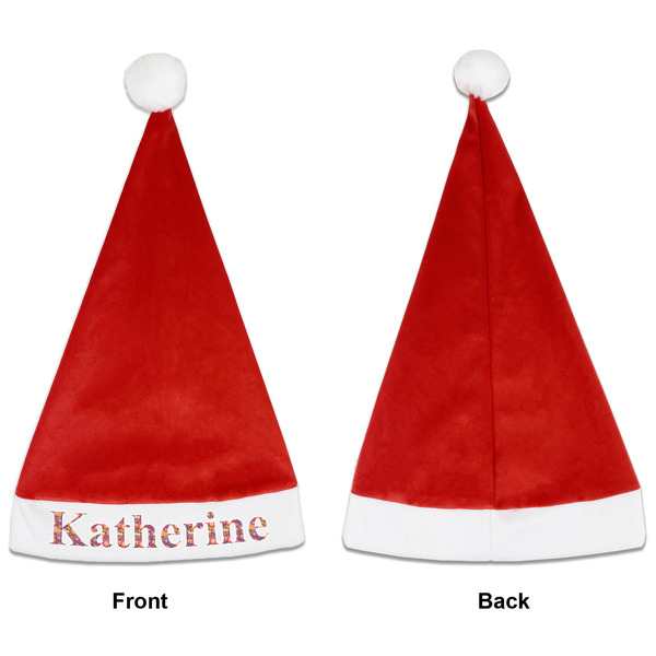 Birds & Hearts Santa Hats - Front and Back (Single Print) APPROVAL