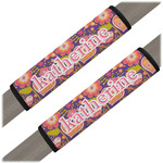 Birds & Hearts Seat Belt Covers (Set of 2) (Personalized)