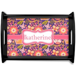 Birds & Hearts Wooden Tray (Personalized)