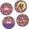 Birds & Hearts Set of Lunch / Dinner Plates