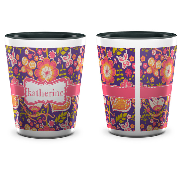 Birds & Hearts Shot Glass - Two Tone - APPROVAL